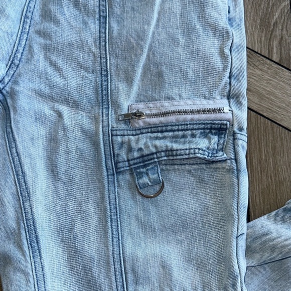 Hot Topic Light Blue Women's Cargo Jeans Size S - Picture 5 of 11